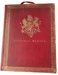 1820 Mudie's National Series of Medals. Complete Set of Medals Commemorating British Military and Naval Victories, Including Case and Series Catalogue