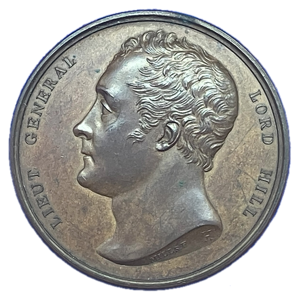 1812 General Lord Hill and the Battle of Almaraz Historical Medallion by G Mills & Gayrard