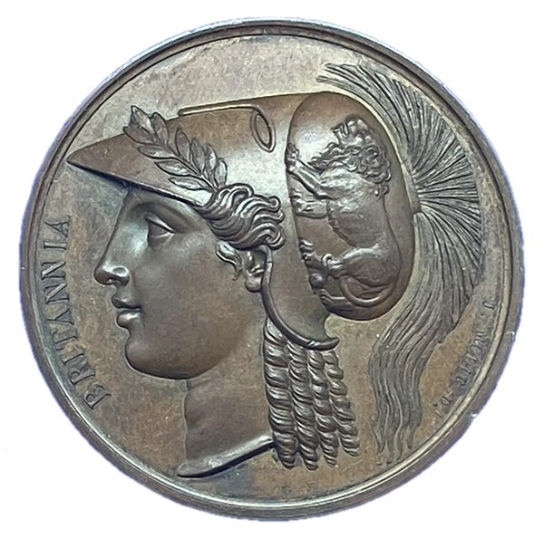 1814 The Battle of Toulouse Historical Medallion by N G A Brenet