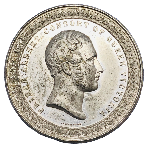 1851 International Industrial Exhibition Historical Medal by Allen & Moore Obverse