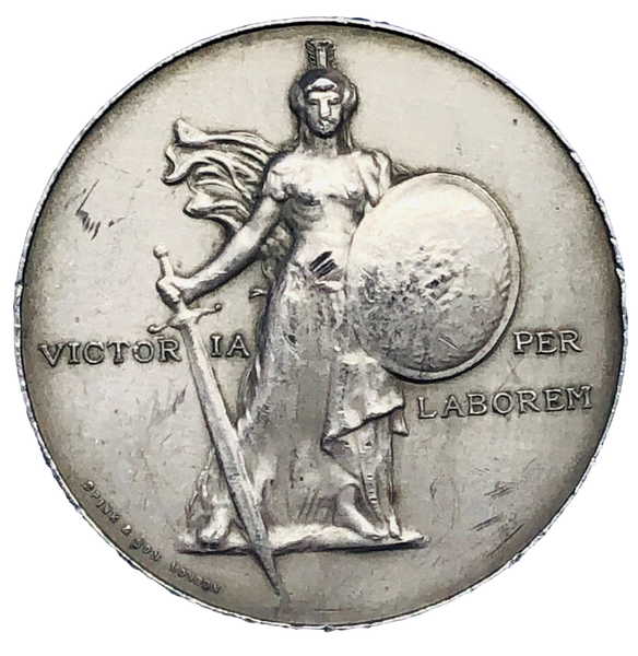 1917 David Lloyd George Historical Medallion by F Bowcher Reverse