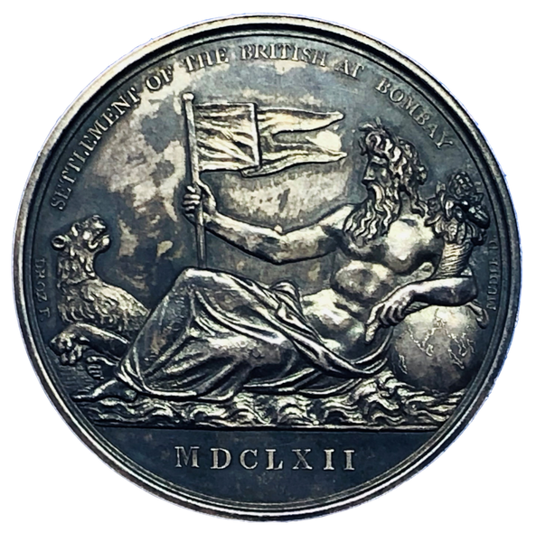 1804 Settlement of the British in Bombay Historical Medallion by Droz/Mills Obverse