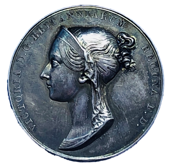 1838 Coronation of Queen Victoria Historical Medallion by B Pistrucci Reverse