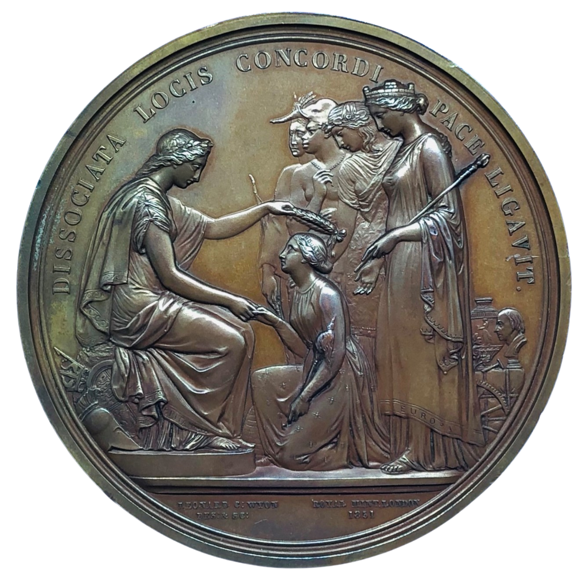 Great Exhibition Prize Medal Historical Medallions