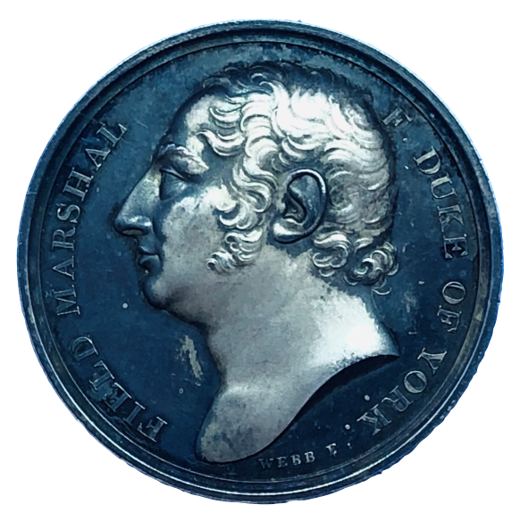1813 Royal Military Academy Historical Medallion by G Mills/ Brenet Obverse