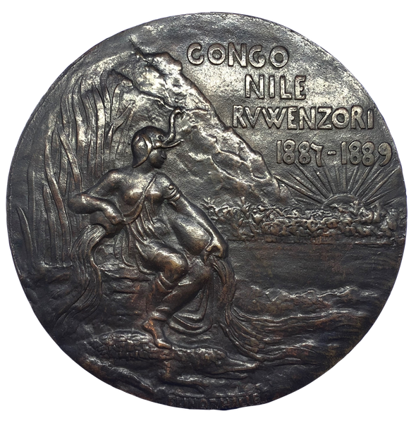 1890 Royal Geographic Society, Stanley Medal by E Halle Reverse
