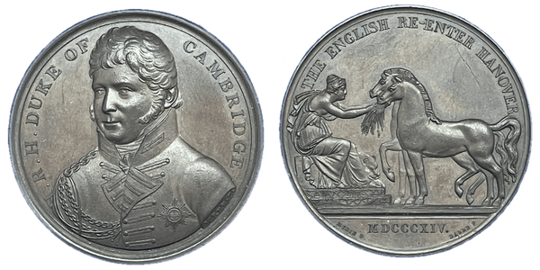 1820 Mudie's National Series of Medals. Partial set of Medals commemorating British Military and Naval Victories, including original case Historical Medallion