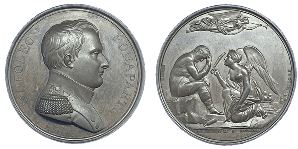 1820 Mudie's National Series of Medals. Partial set of Medals commemorating British Military and Naval Victories, including original case Historical Medallion