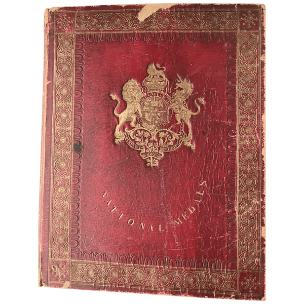 1820 Mudie's National Series of Medals. Partial set of Medals commemorating British Military and Naval Victories, including original case Historical Medallion