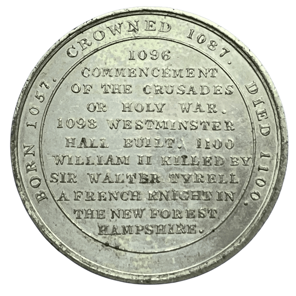 1830 Kings and Queens of England, No.2 in the series Historical Medallion by E Thomason