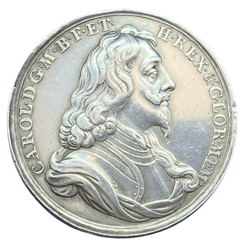 1649 Memorial of Charles I Historical Medallion by J & N Roettier