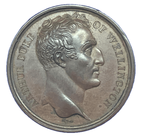 1813 The surrender of Pampeluna Historical Medallion by N G A Brenet & J P Droz