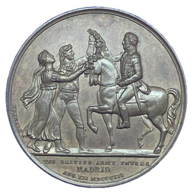 1812 The Battle of Salamanca Historical Medallion by N G A Brenet