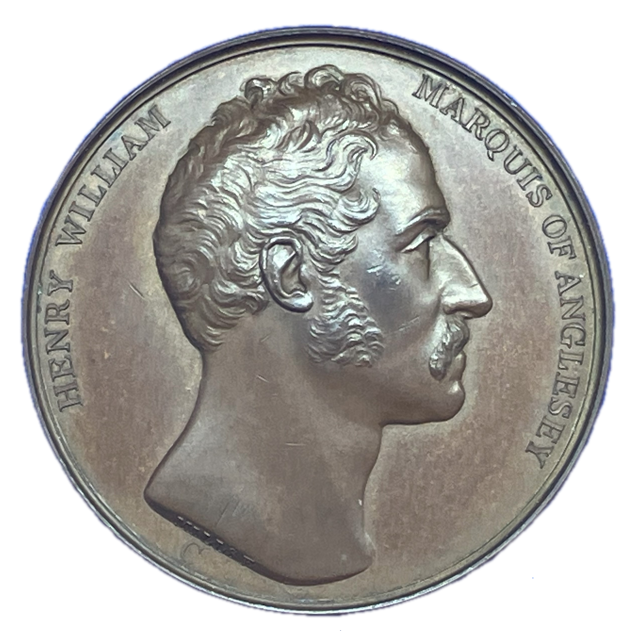 1815 The Marquis of Anglesey Historical Medallion by G Mills & A J Depaulis