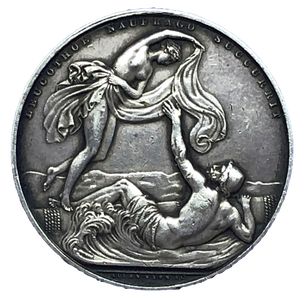 1839 Lloyd Medal - Life Saving Historical Medallion by W Wyon Obverse
