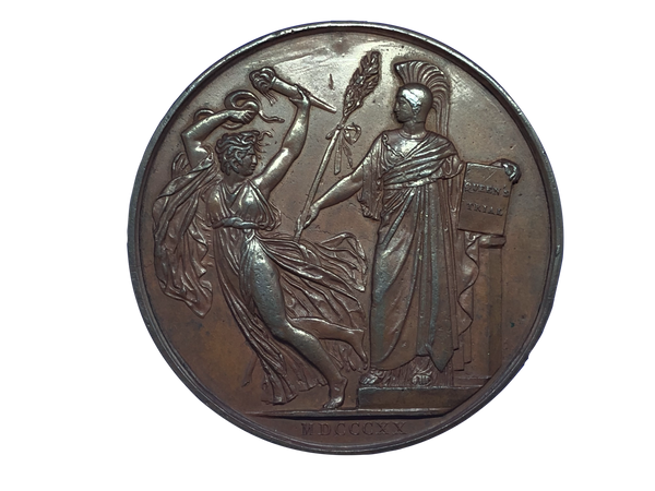 1820 Trials of Queen Caroline Historical Medallion Reverse