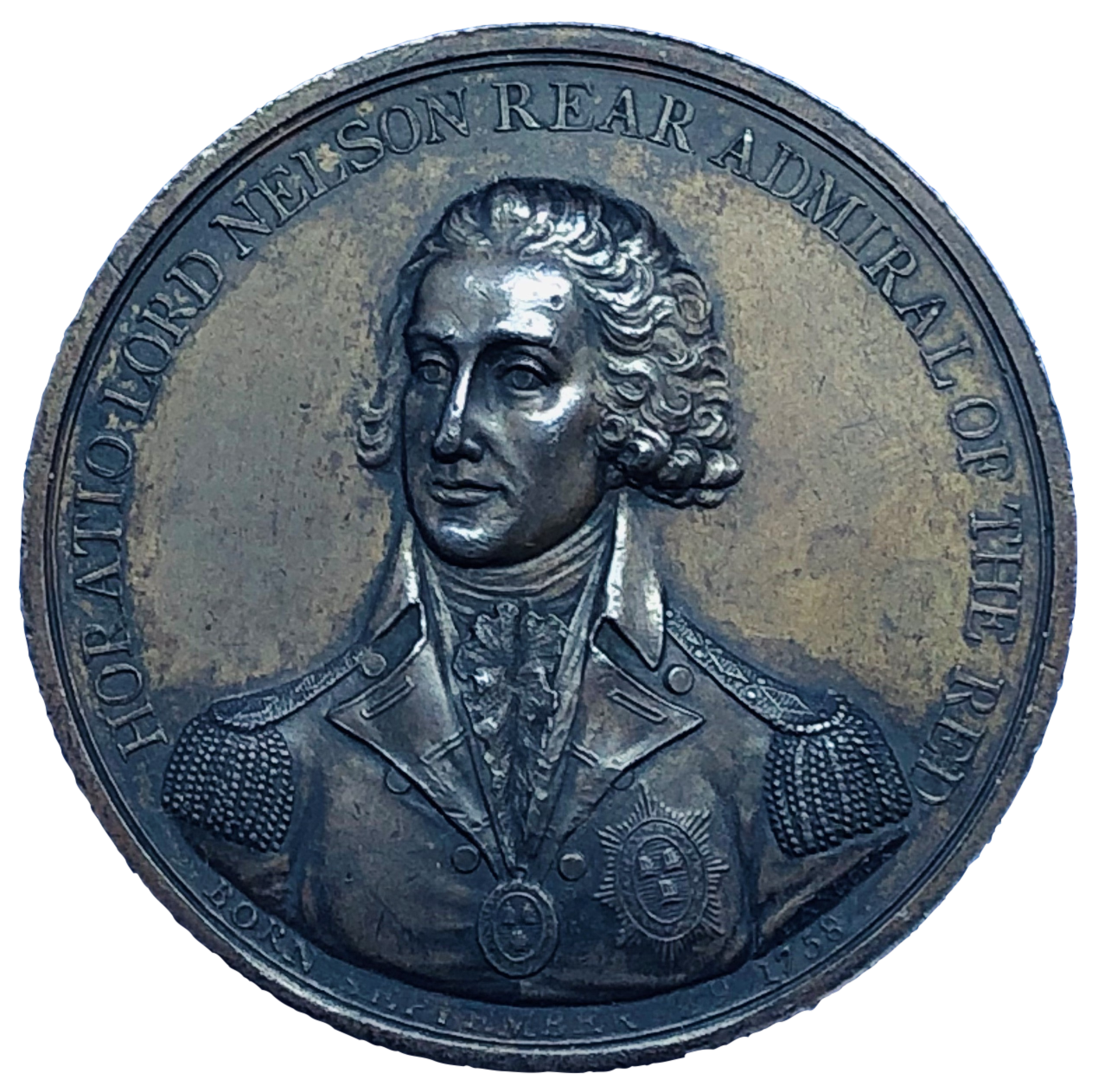 超希少 British Historical Medals アンティークコイン Medal - George II (Capture of Gorée; bronze) - United