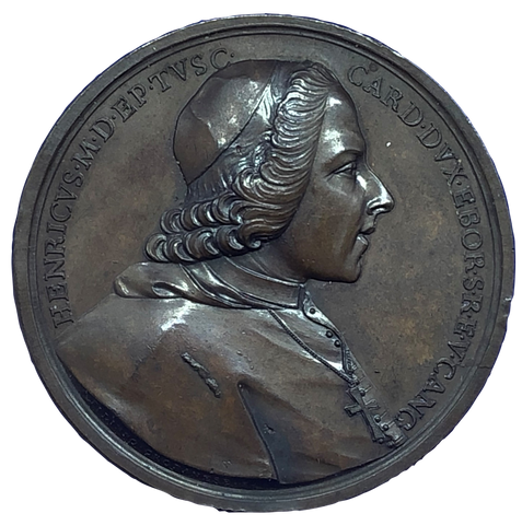 1766 Death of Prince James (III) Historical Medallion by F Cropanese Obverse