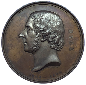 1867 William Dyce, Painter Historical Medallion by G G Adams Obverse