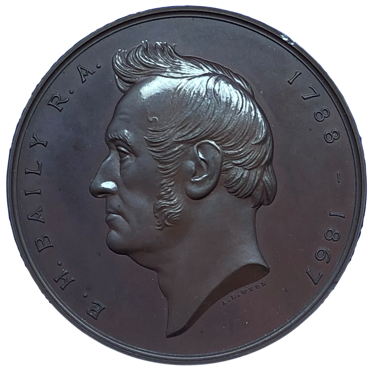 Edward Baily, Sculptor Historical Medal | Historical Medallions