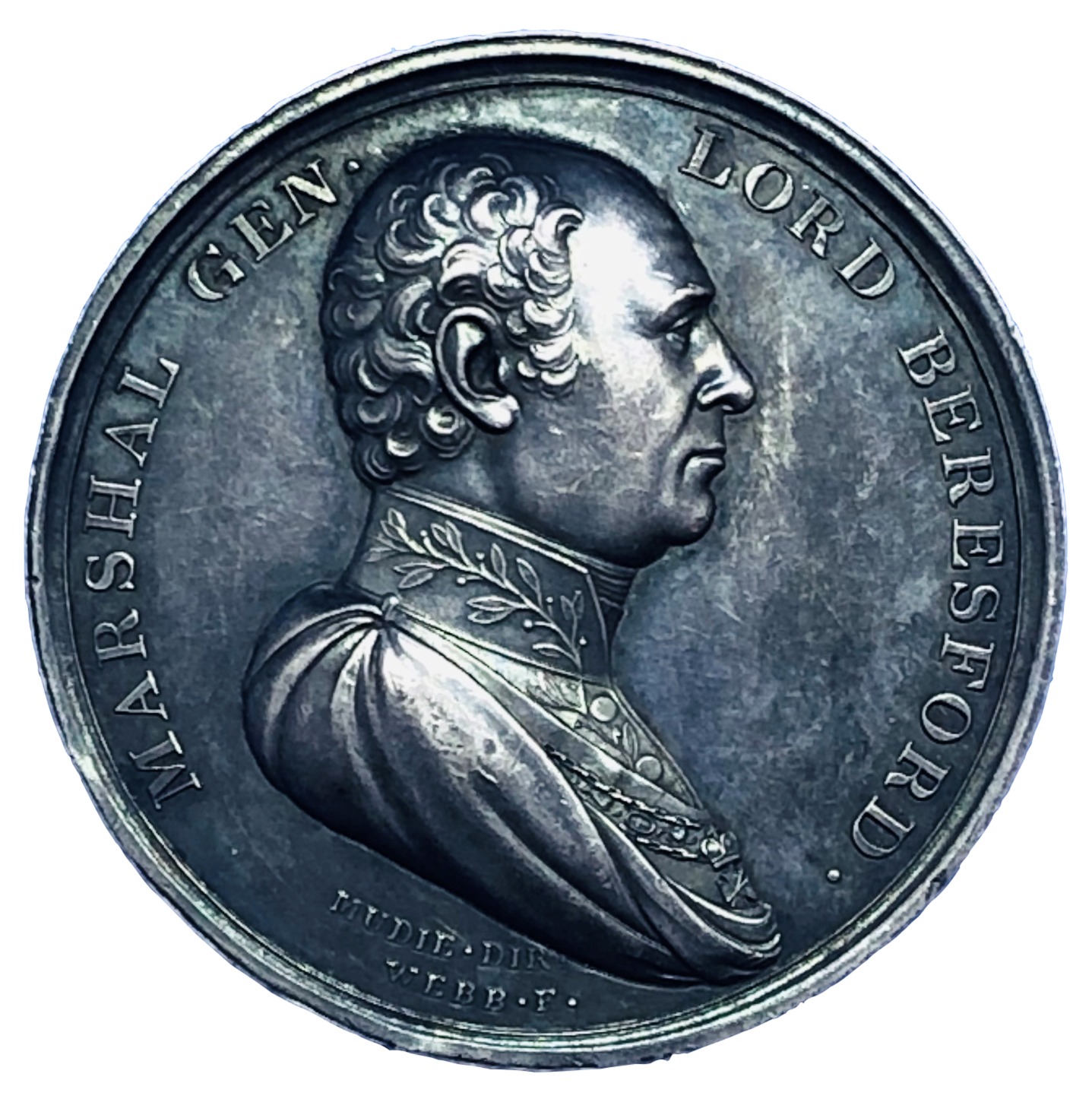 1811 Battle of Albuera Historical Medallion by Webb/Brenet Obverse