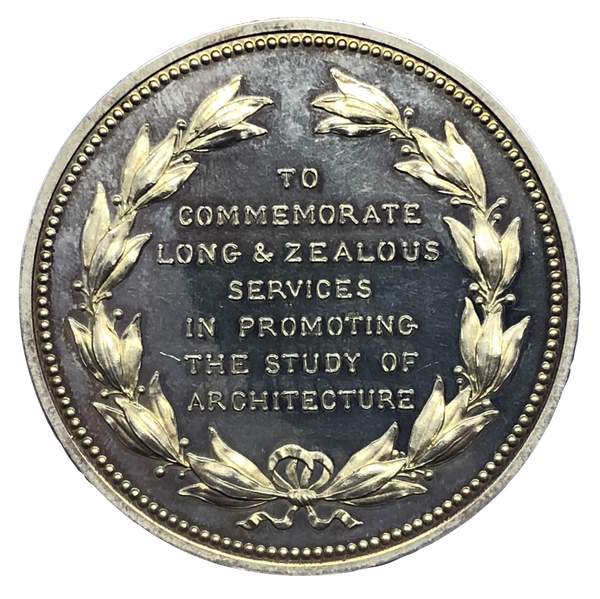1865 University College London - Donaldson Medal Historical Medallion by JS & AB Wyon Reverse