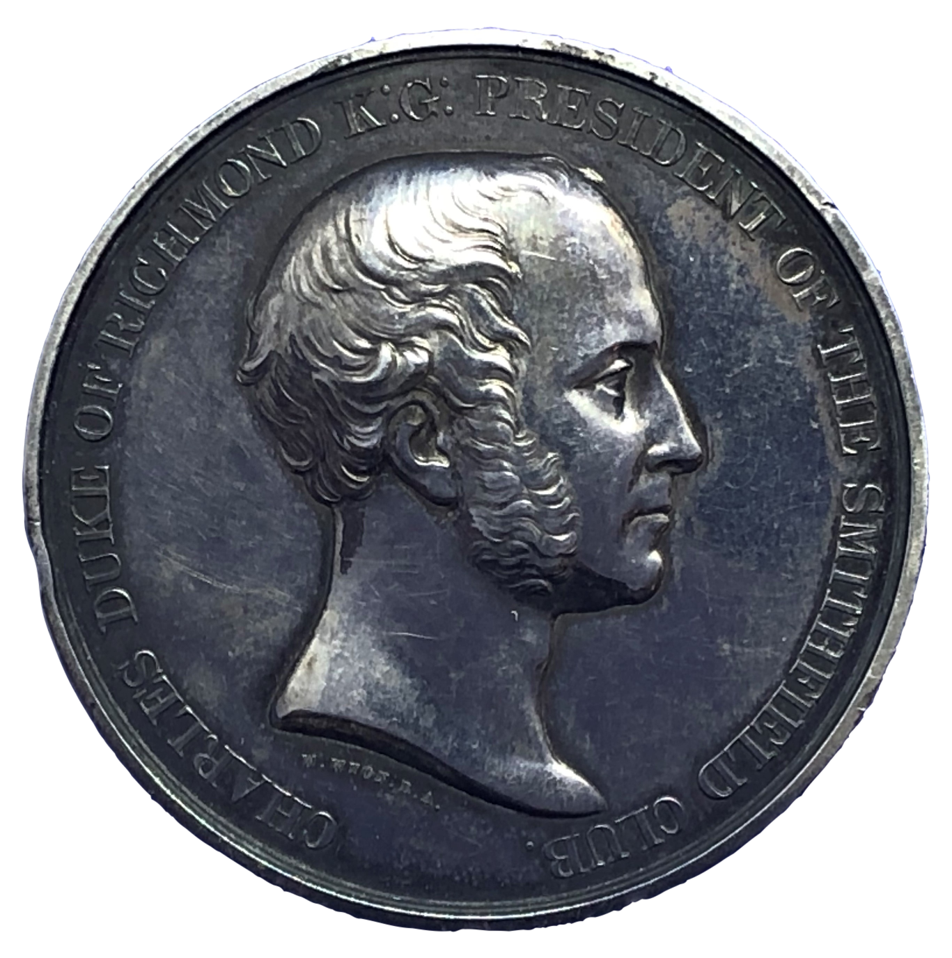 1845 Smithfield Club - Prize Medal by W Wyon Obverse
