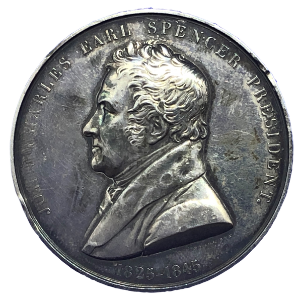1845 Smithfield Club - Prize Medal by W Wyon Reverse