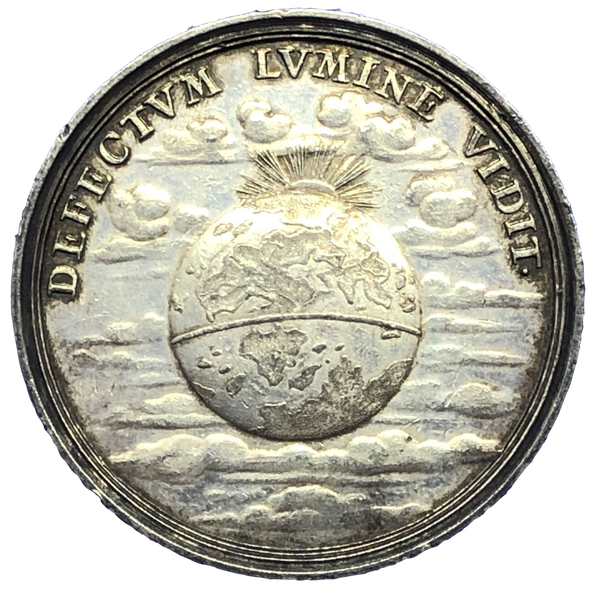 1710 Capture of Douay Historical Medallion by Van Loon Obverse