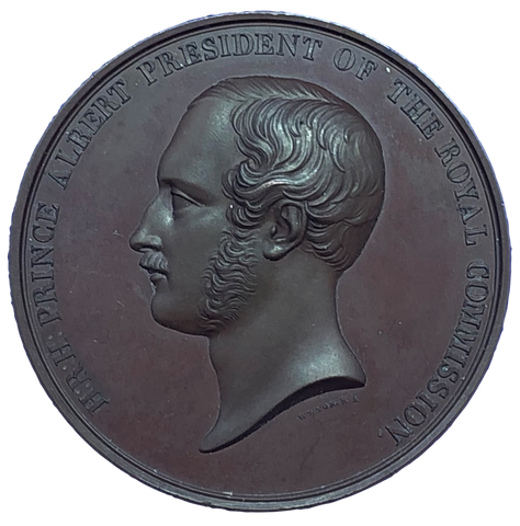 1851 Great Exhibition - Services Medal by W Wyon Obverse