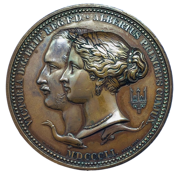 1851 Great Exhibition - Prize Medal by W & LC Wyon Obverse