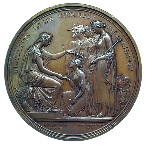 1851 Great Exhibition - Prize Medal by W & LC Wyon Reverse