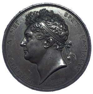 1824 Restoration of Ferdinand IV Historical Medallion by B Pistrucci